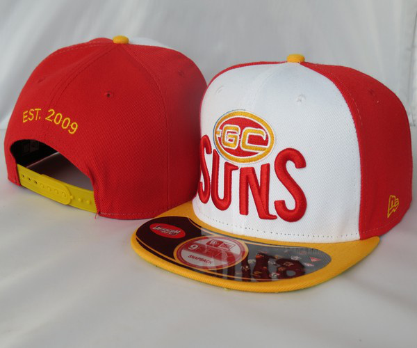 AFL Gold Coast Snapback Hats NU01